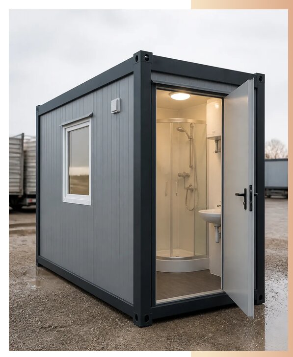 Утепленные бытовки с душем и туалетом в Шатуре по цене от 153660 р. | БытовкаПрофи-Штр